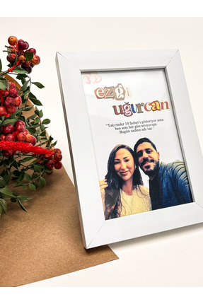 photonom Sevgililer Günü Hediye Çerçeveli Fotoğraf Baskı | 10x15cm | 14 Şubat...