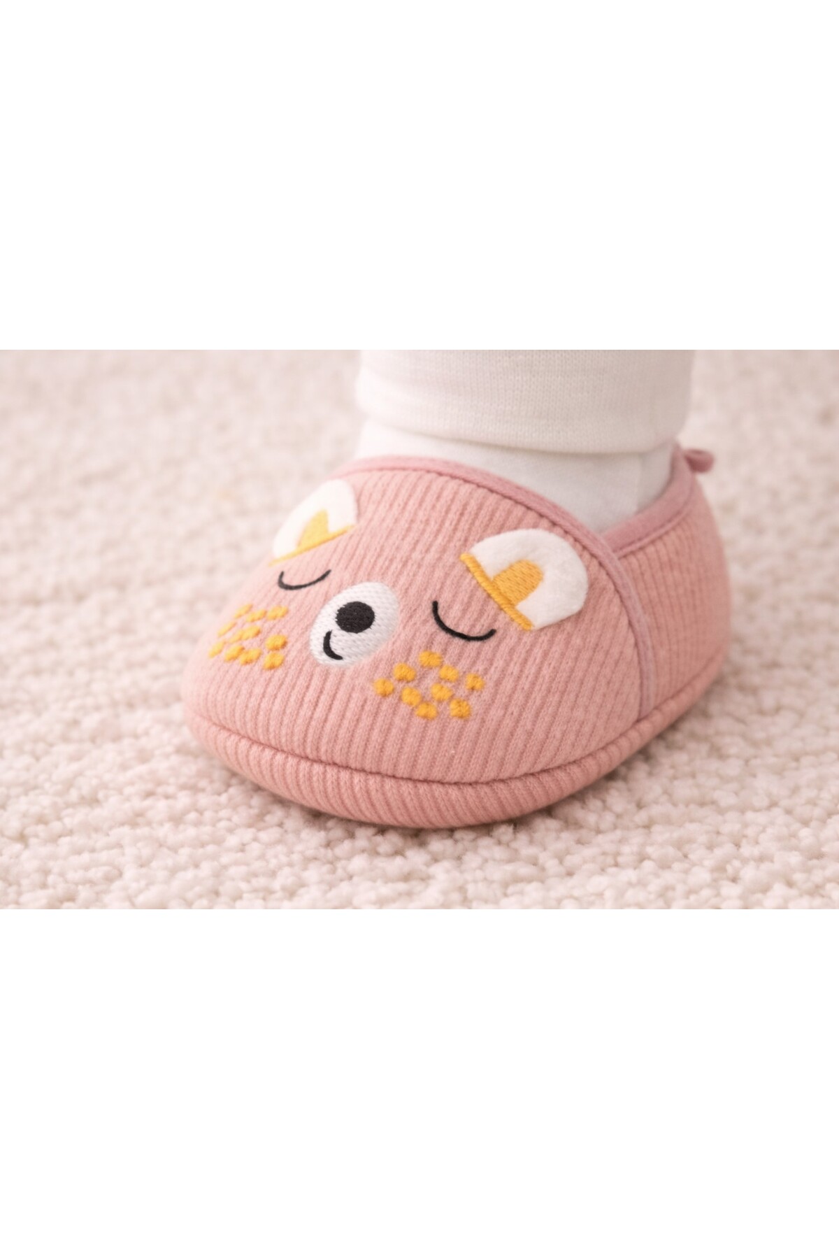 Kindo Baby İlk Adım Bebek Ayakkabısı Yumuşak Taban, Kaymaz Taban , Rahat , Çoraplı Patik fotoğrafı 2 (önizleme)