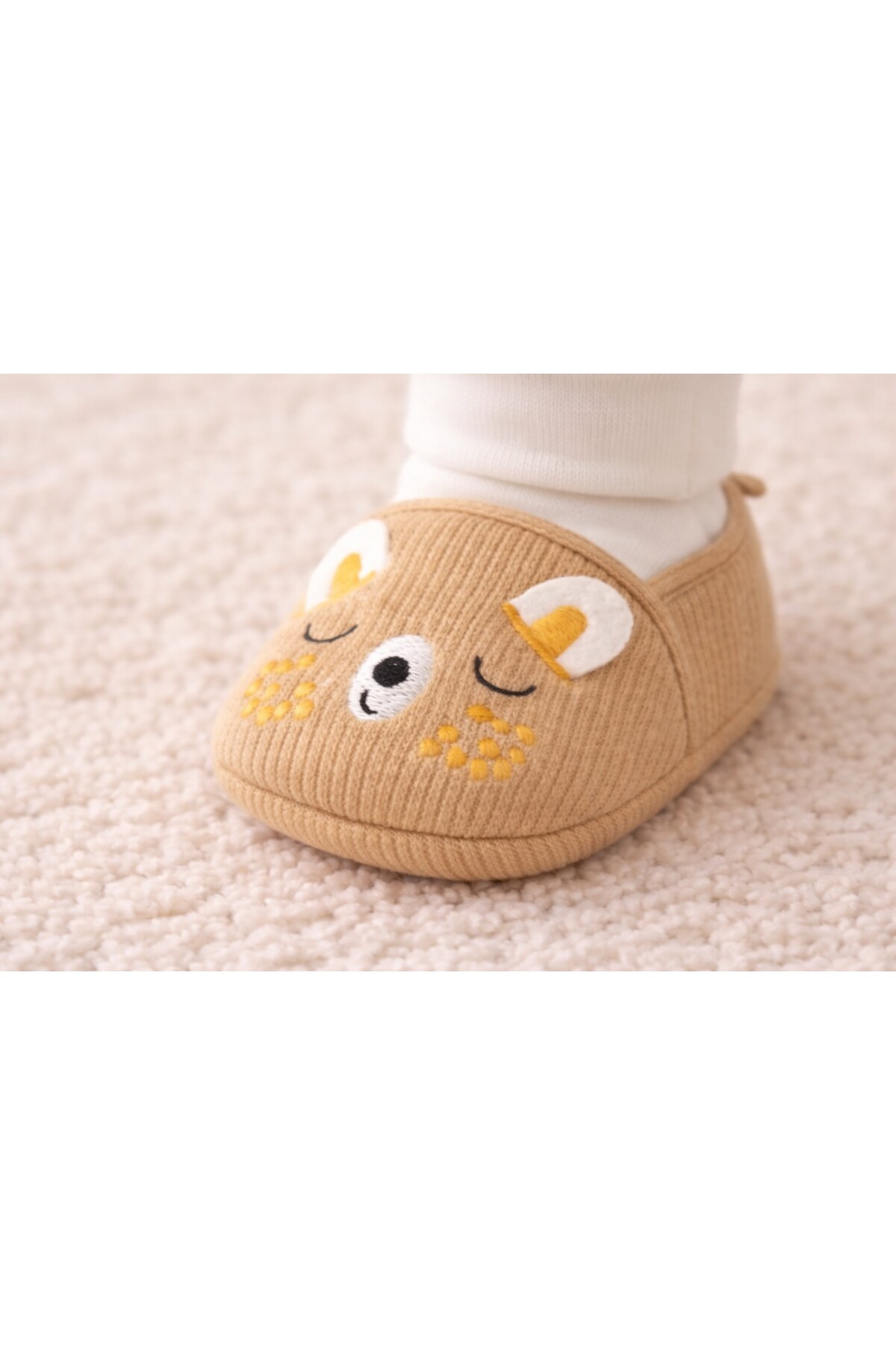 Kindo Baby İlk Adım Bebek Ayakkabısı Yumuşak Taban, Kaymaz Taban , Rahat , Çoraplı Patik fotoğrafı 2 (önizleme)