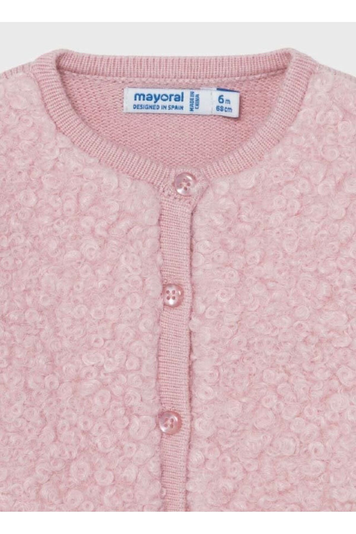 Mayoral Kız Bebek Boucle Dokulu Hırka fotoğrafı 4 (önizleme)