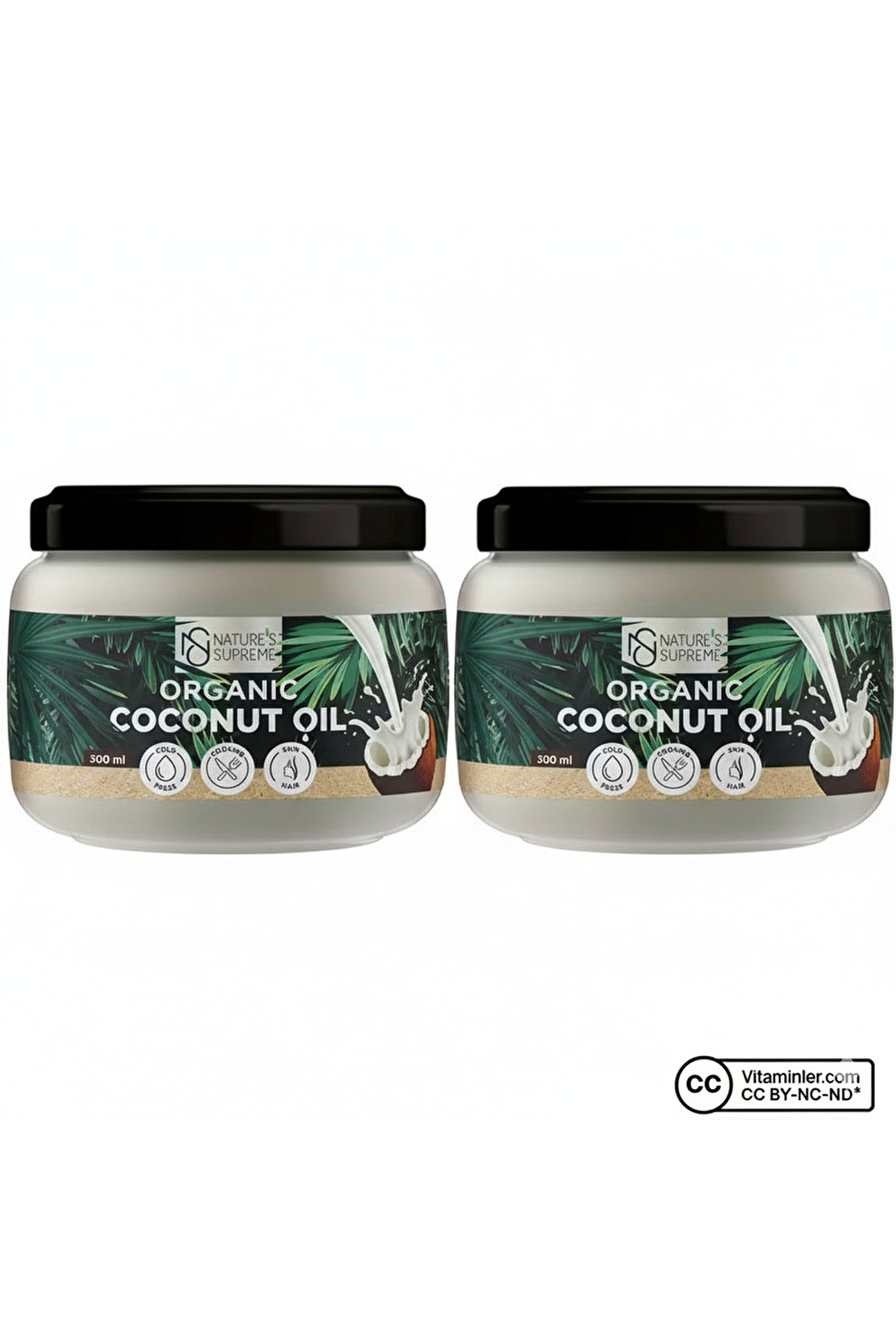 Organik Hindistan Cevizi Yağı 300 mL 2 Adet — 25536