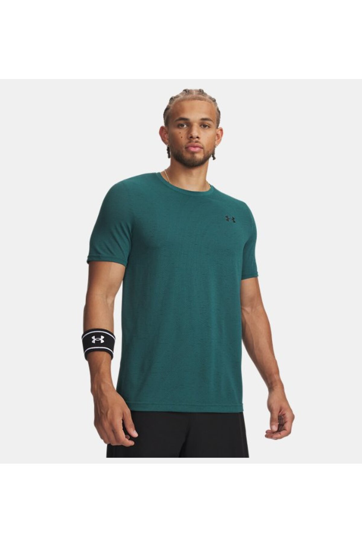 آندر آرمور تی‌شرت آستین کوتاه مردانه ونیش مدل Novelty بدون درز کد 6010603-338