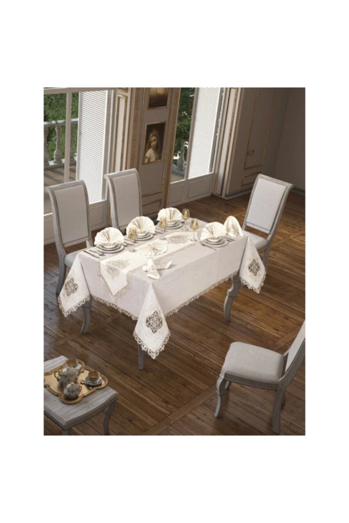 Tableware Set for 12 Carefree Tablecloth Set for 12 Elegant 26 Pieces 160x220cm Dowry