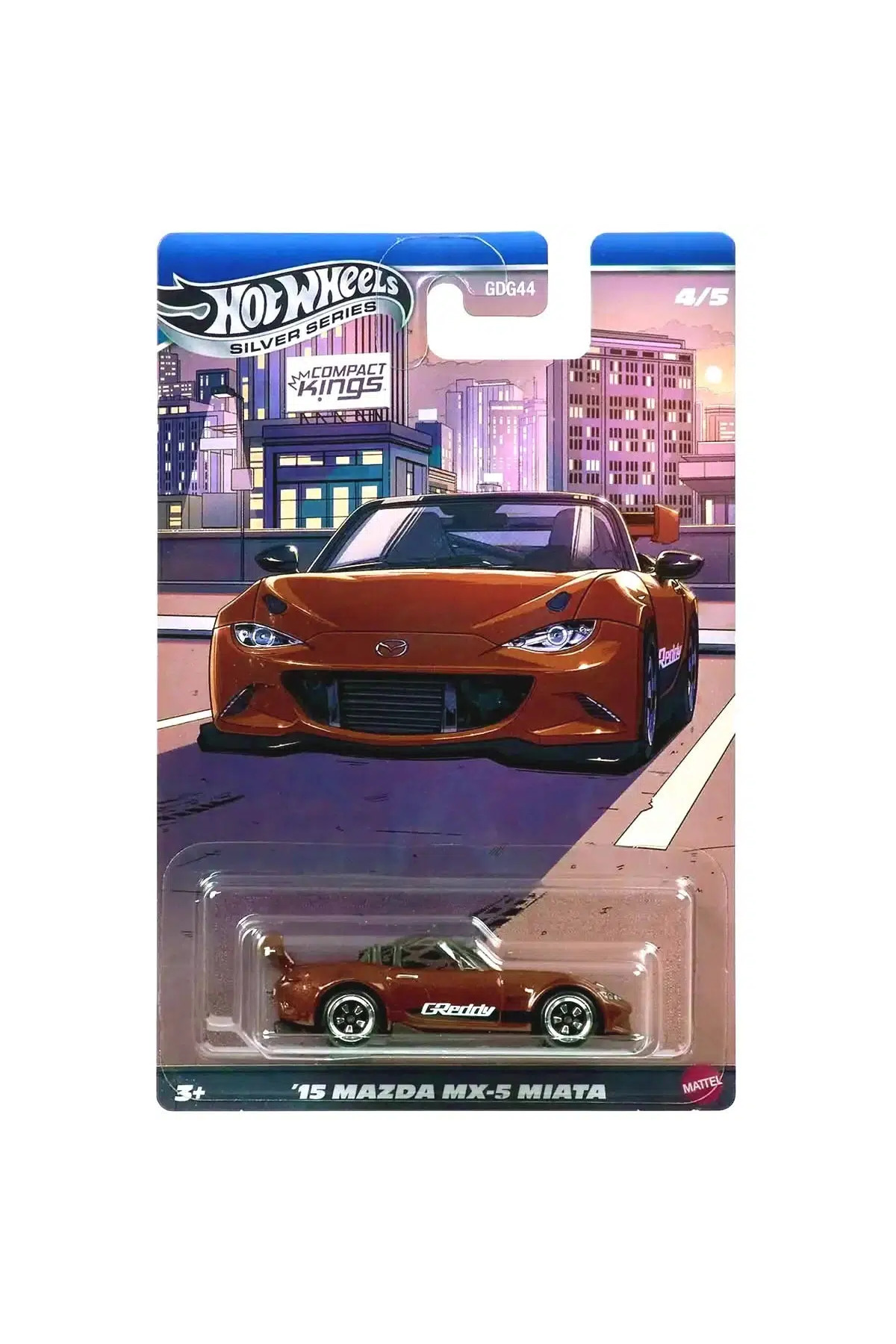 HOT WHEELS Silver Series 15 Mazda MX-5 Miata Diecast Araba
