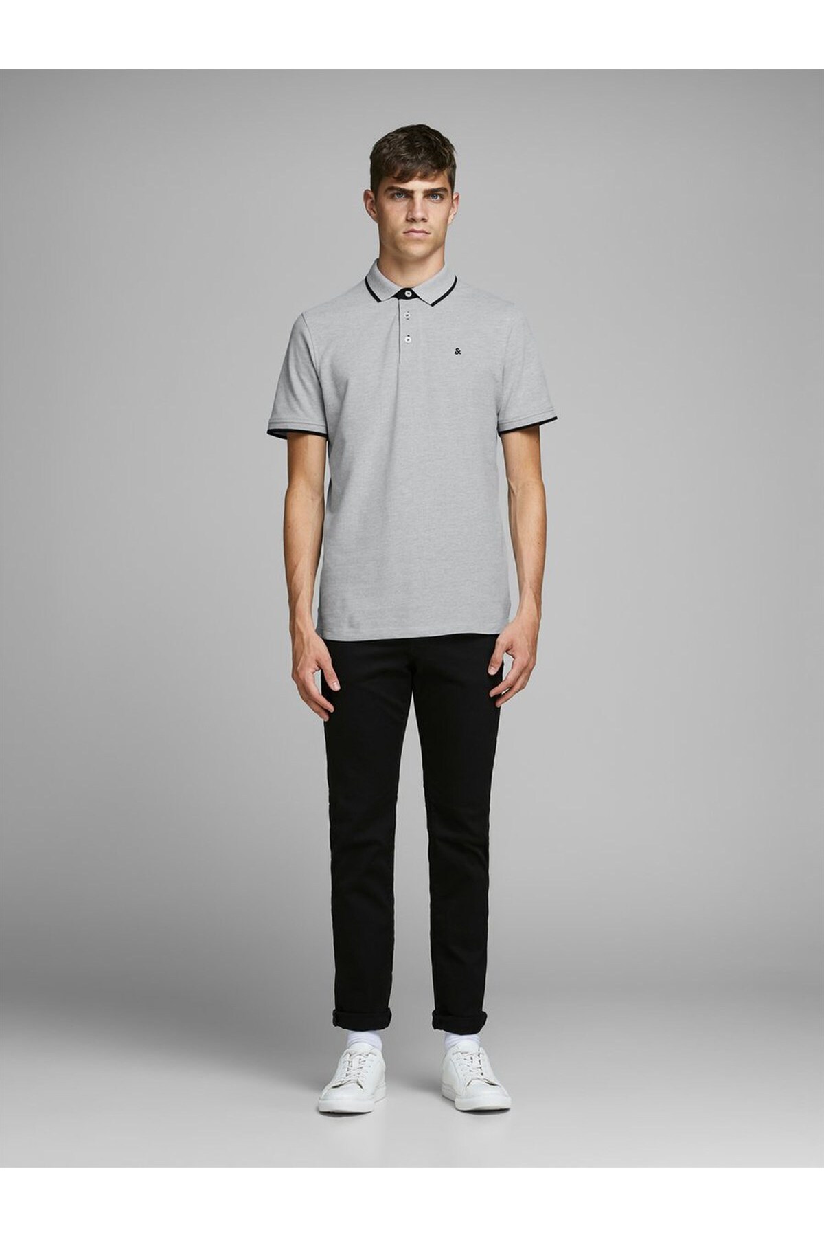 تیشرت یقه پلو مردانه راسته آستین کوتاه | جک اند جونز Jack & Jones 12136668 - تصویر 4