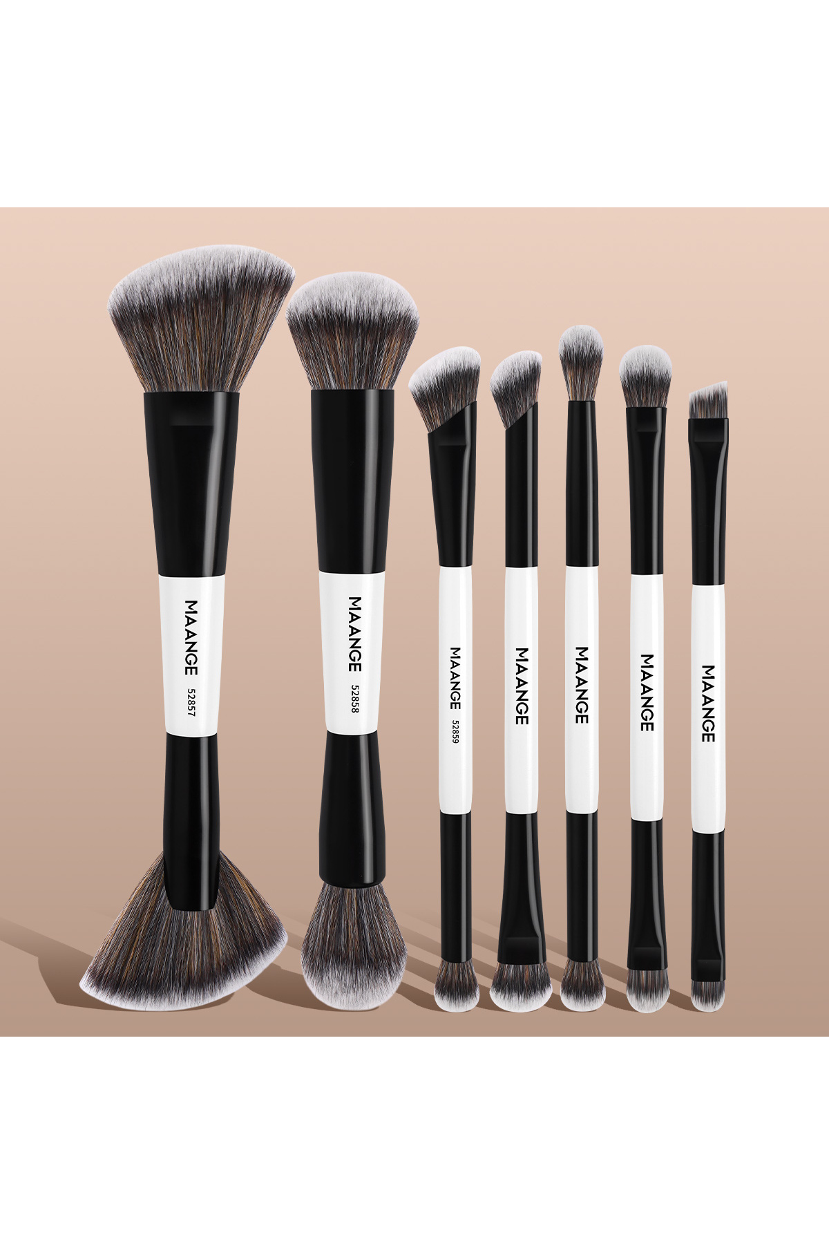 Choice MAANGE 7Pcs Double Head Makeup Brush Set Face Foundation Eyeshadow Ble...