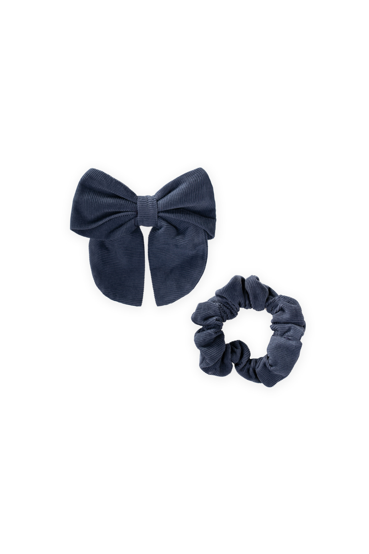Cigit Ribbon and Elastic Hair Clip with Powder Pink Flowers - Trendyol