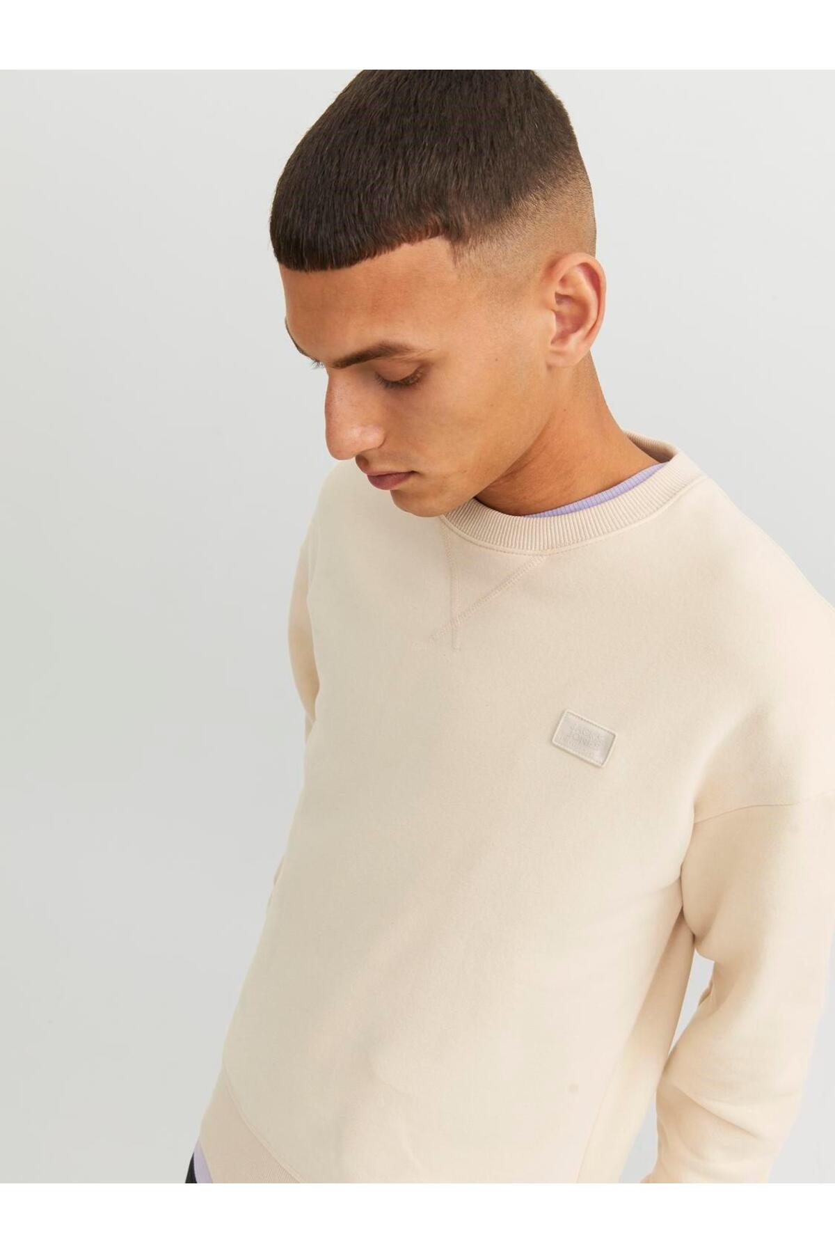 سویشرت مردانه راسته آستین استاندارد | جک اند جونز Jack & Jones 12240188-211 - تصویر 2