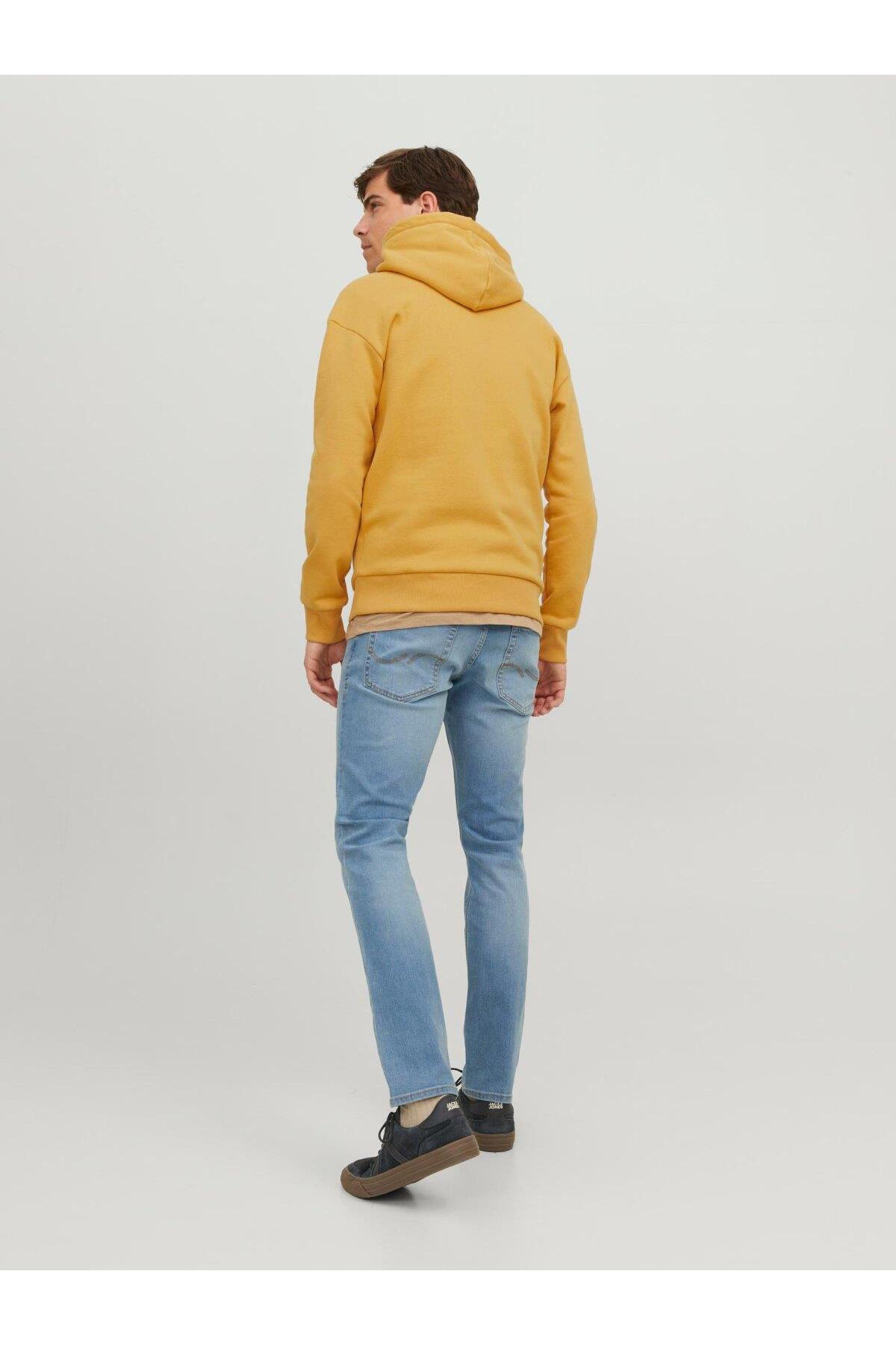 سویشرت مردانه طرح دار آستین بلند | جک اند جونز Jack & Jones JJEJOSH SWEAT HOOD NOOS - تصویر 4