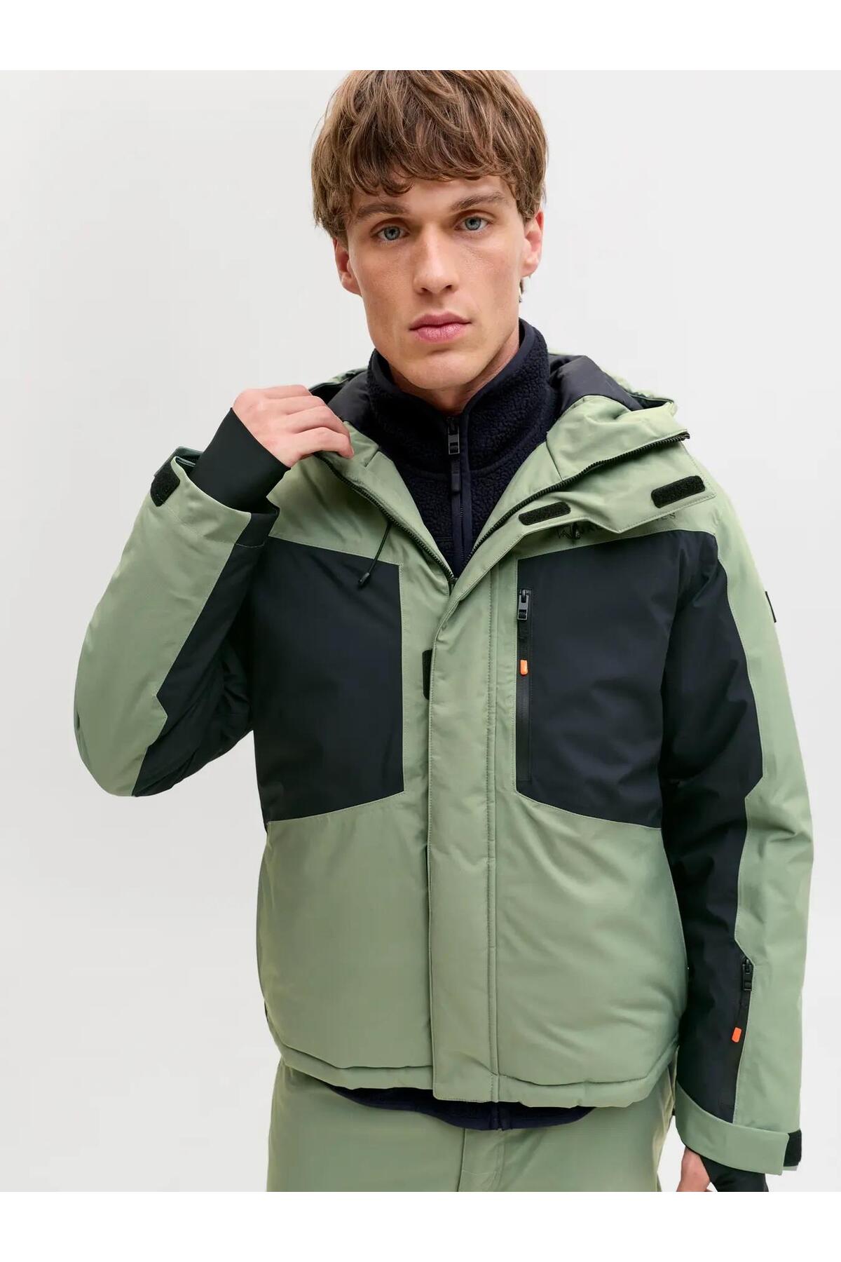 کاپشن مردانه رنگارنگ آستین استاندارد | جک اند جونز Jack & Jones TYC06BB184495571AF154E400 - تصویر 2