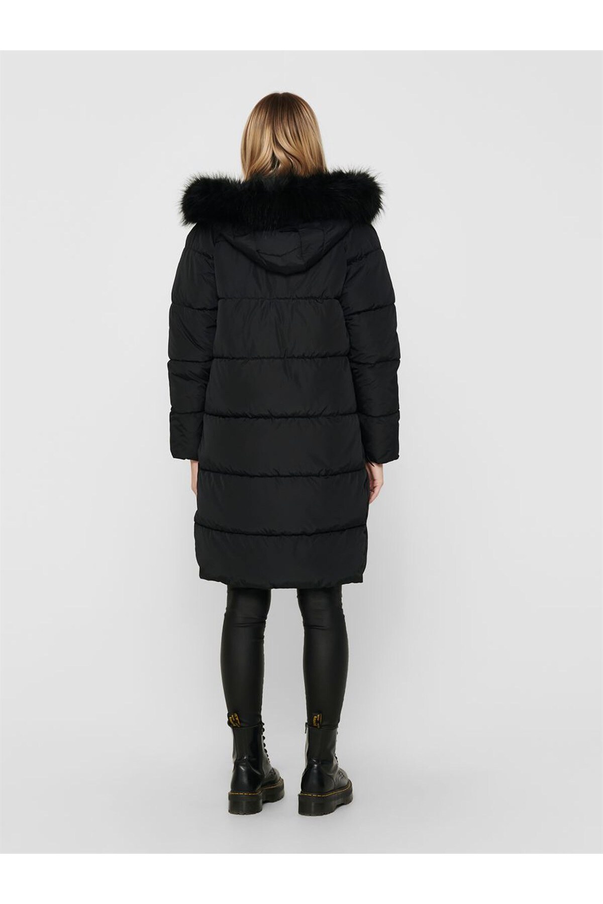 ONLY Onlmonica Long Puffer Kadın Mont 15205637 görsel 4