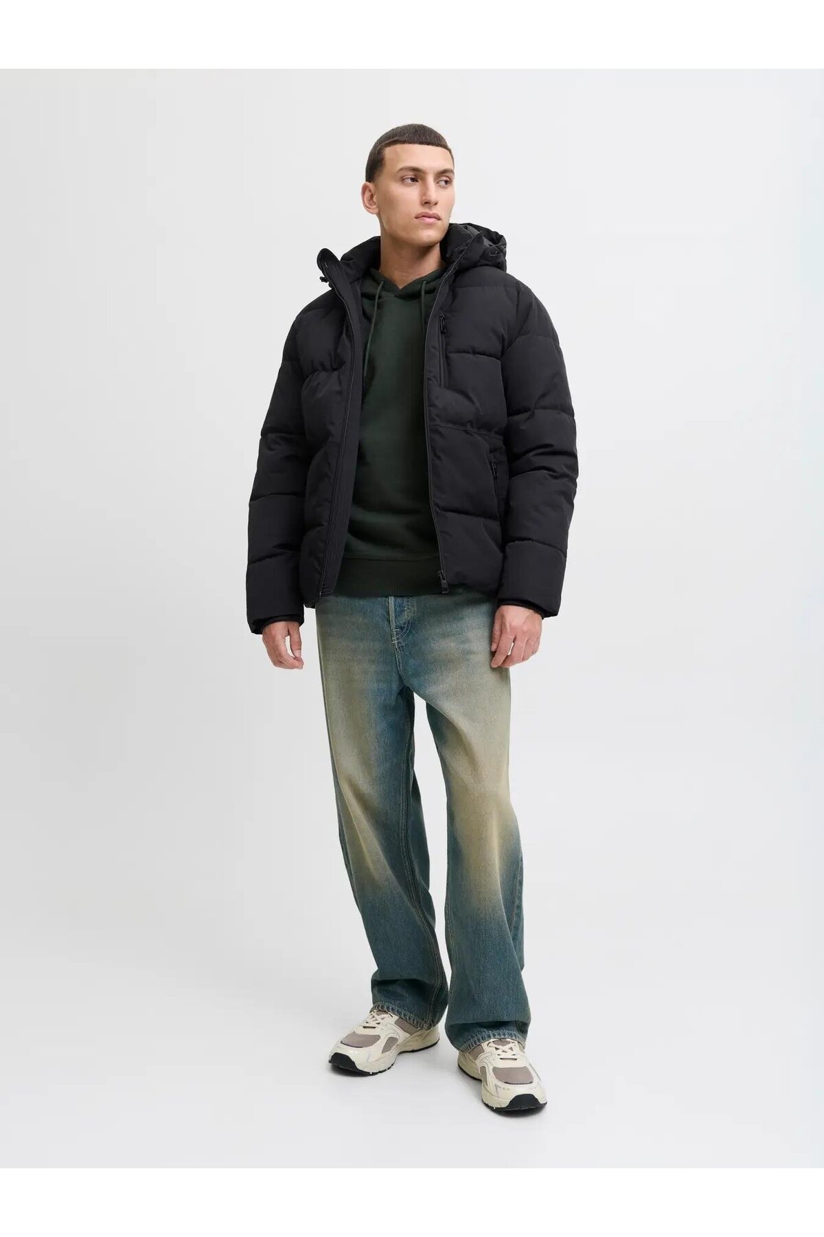 کاپشن مردانه راسته آستین بلند | جک اند جونز Jack & Jones 12278792 - تصویر 3