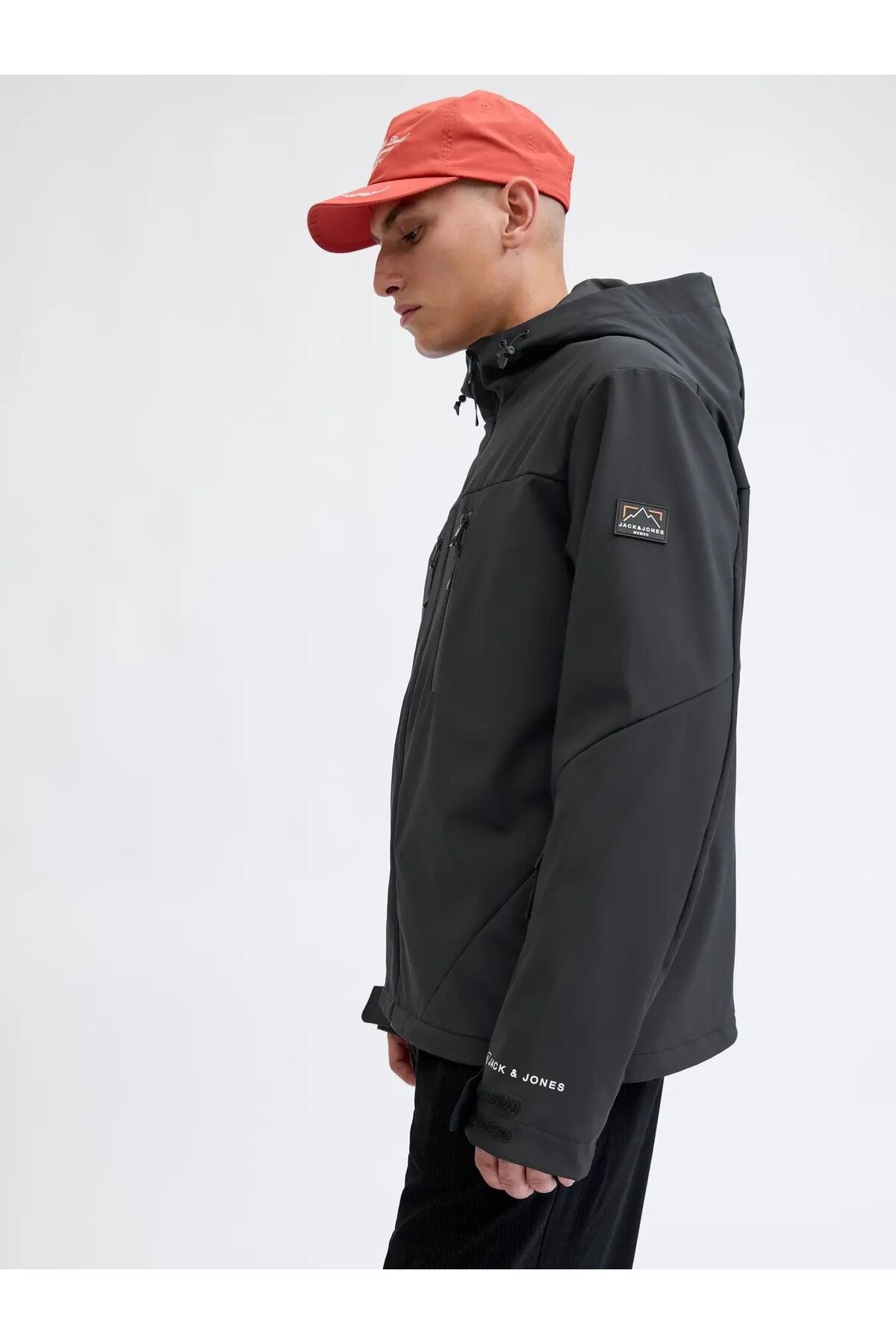 کاپشن مردانه راسته آستین استاندارد | جک اند جونز Jack & Jones 12284699Black Beau - تصویر 2