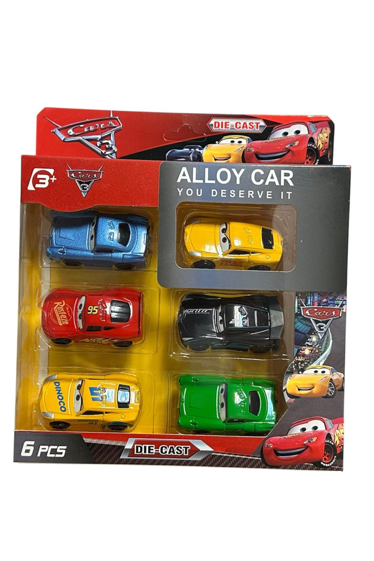 Pofika Cars Şimşek Mcqueen Jackson Storm Cruz Ramirez Dıe Cast Çek