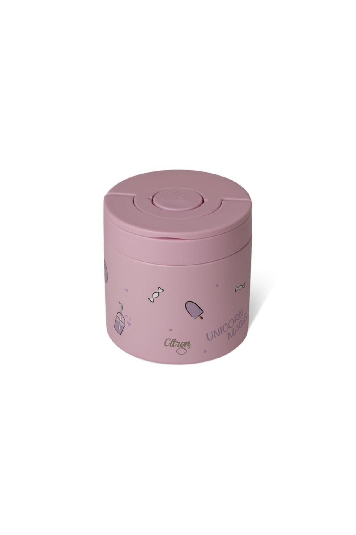 Citron Vakumlu Paslanmaz Çelik Yemek Termosu 350 ml - Unicorn fotoğrafı 2 (önizleme)