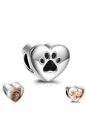 CHARM Kişiselleştirilebilir Pati Aşkı Gümüş