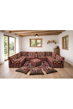 Dekor Köşe Kilim Köşe Oturma Seti | 22 DNS Sert Sünger | Salon & Kış Bahçesi ...