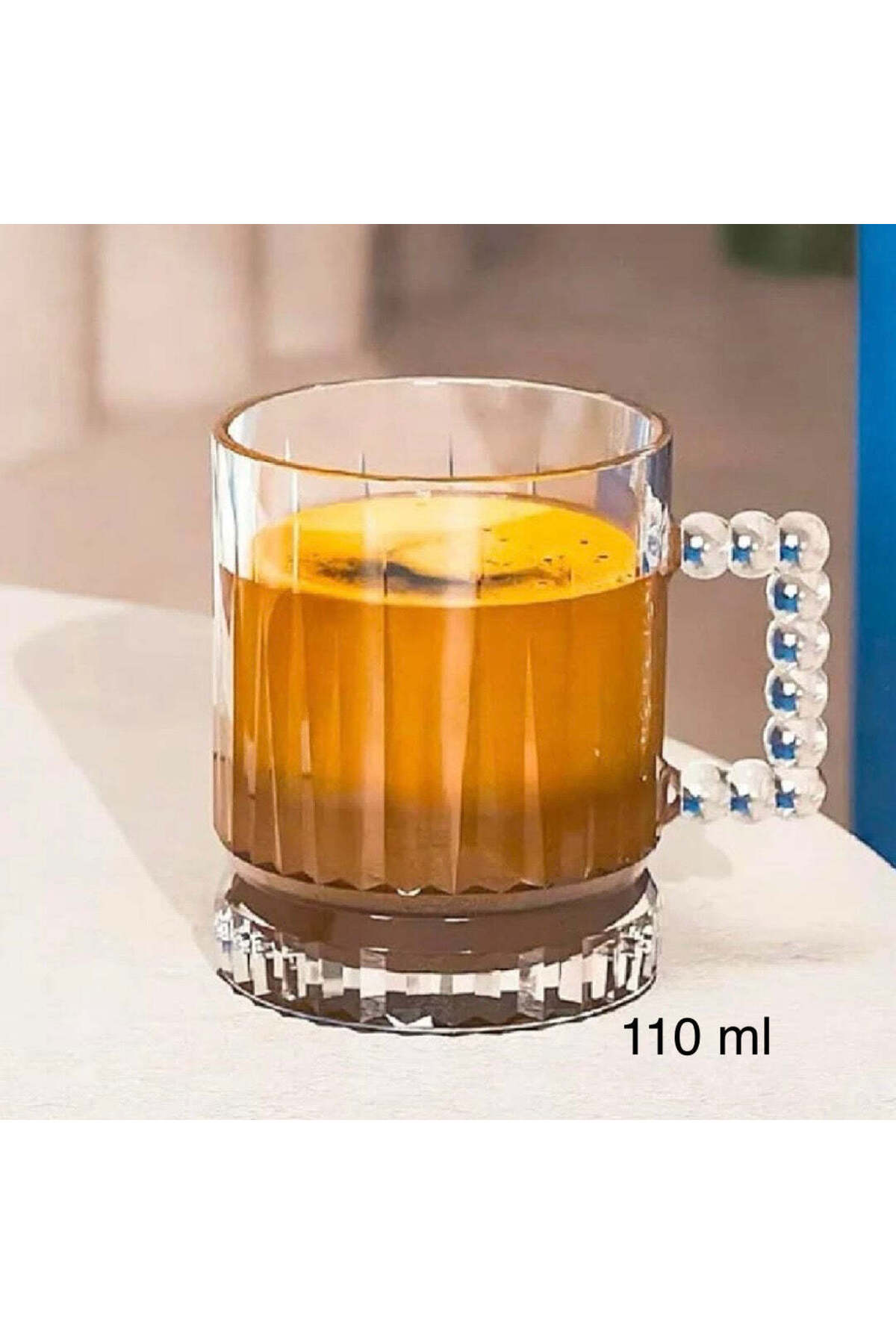 dealshopromania Set of 6 Short Coffee Cups 110 ml from Rayan Luce Glass Espre...