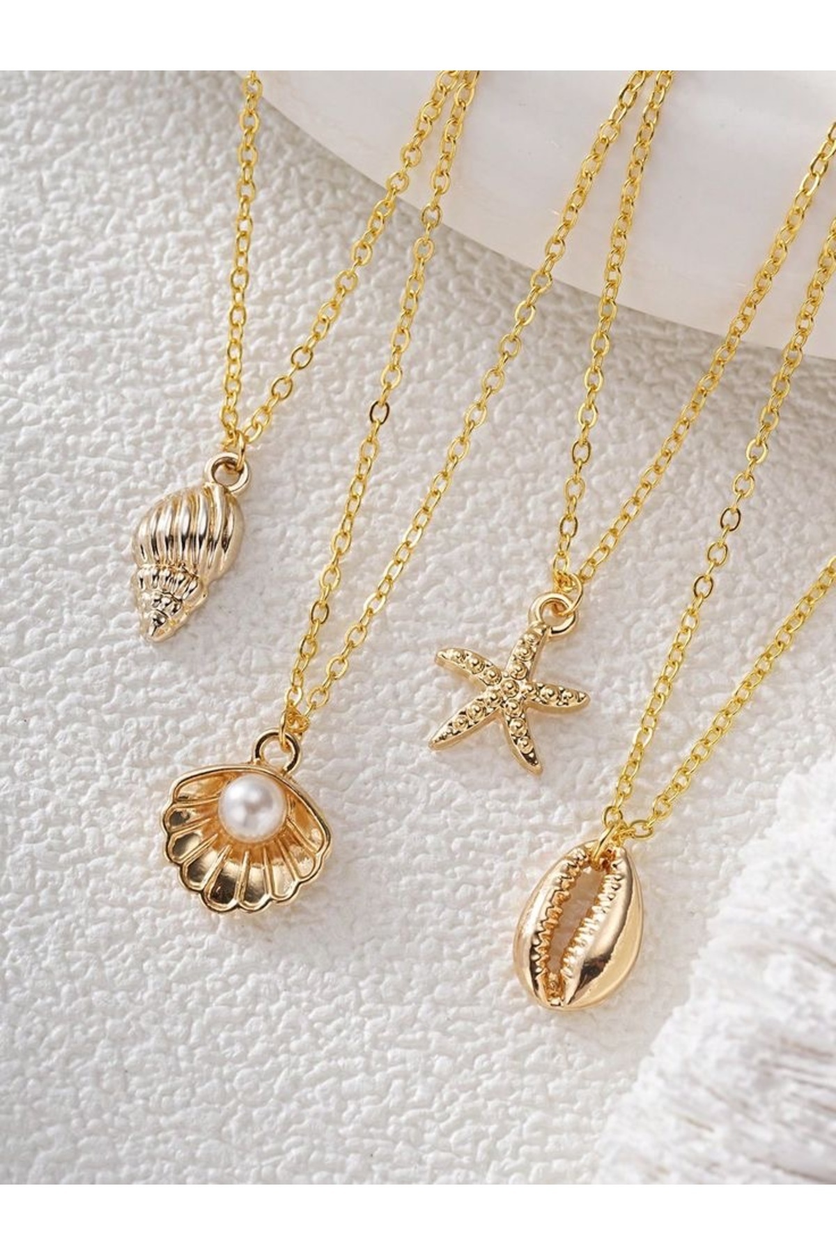 Mercy Aksesuar  Kadın 4’lü Set Kombin Kolye