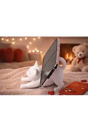 ZaxisStudio3D KittyStand – Dekoratif Kedi Figürlü Telefon Standı