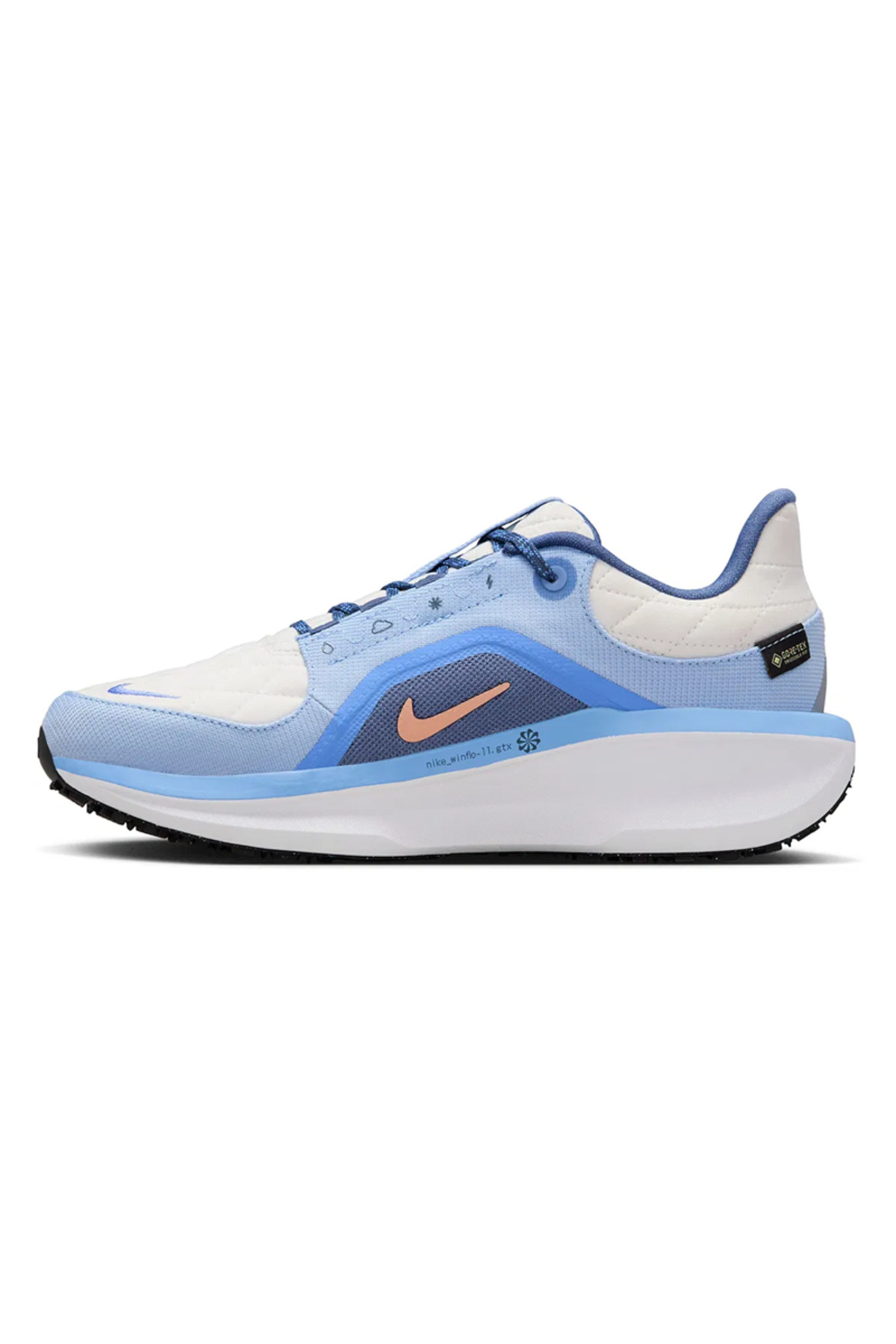 Air Winflo 11 Gore-tex Koşu Ayakkabısı FQ1359-002 (Dur Kalıptır 1 Beden Büyük Alınız) — آبی — تصویر 4 از 7