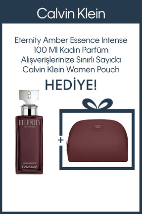 Calvin Klein Eternity Amber Essence Parfum Intense Çantalı Kadın Parfüm Seti