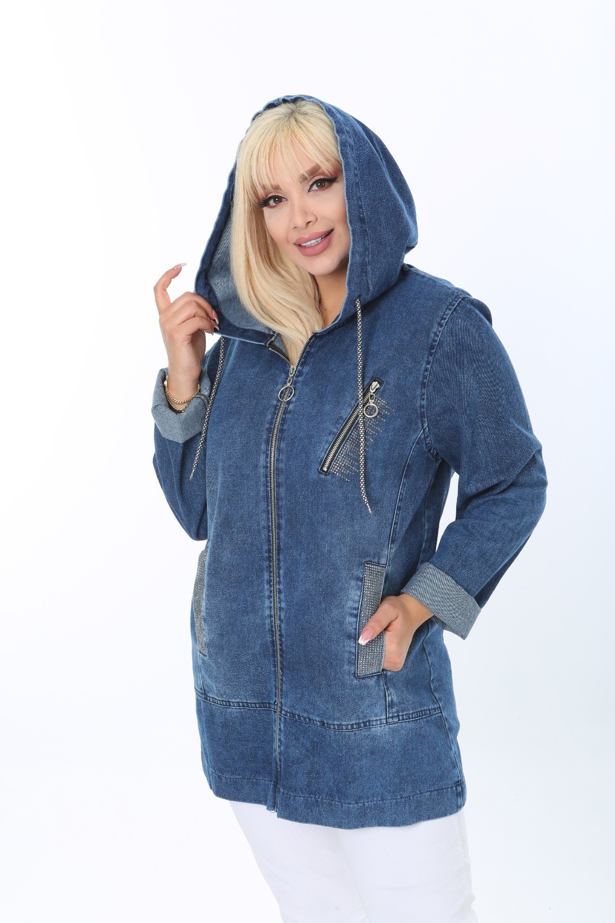 xlargebutik  ARADIĞINIZ HAVALI CEKET GELDİ 42/62 BEDEN ARASI KADIN GİYİM - Görsel 5