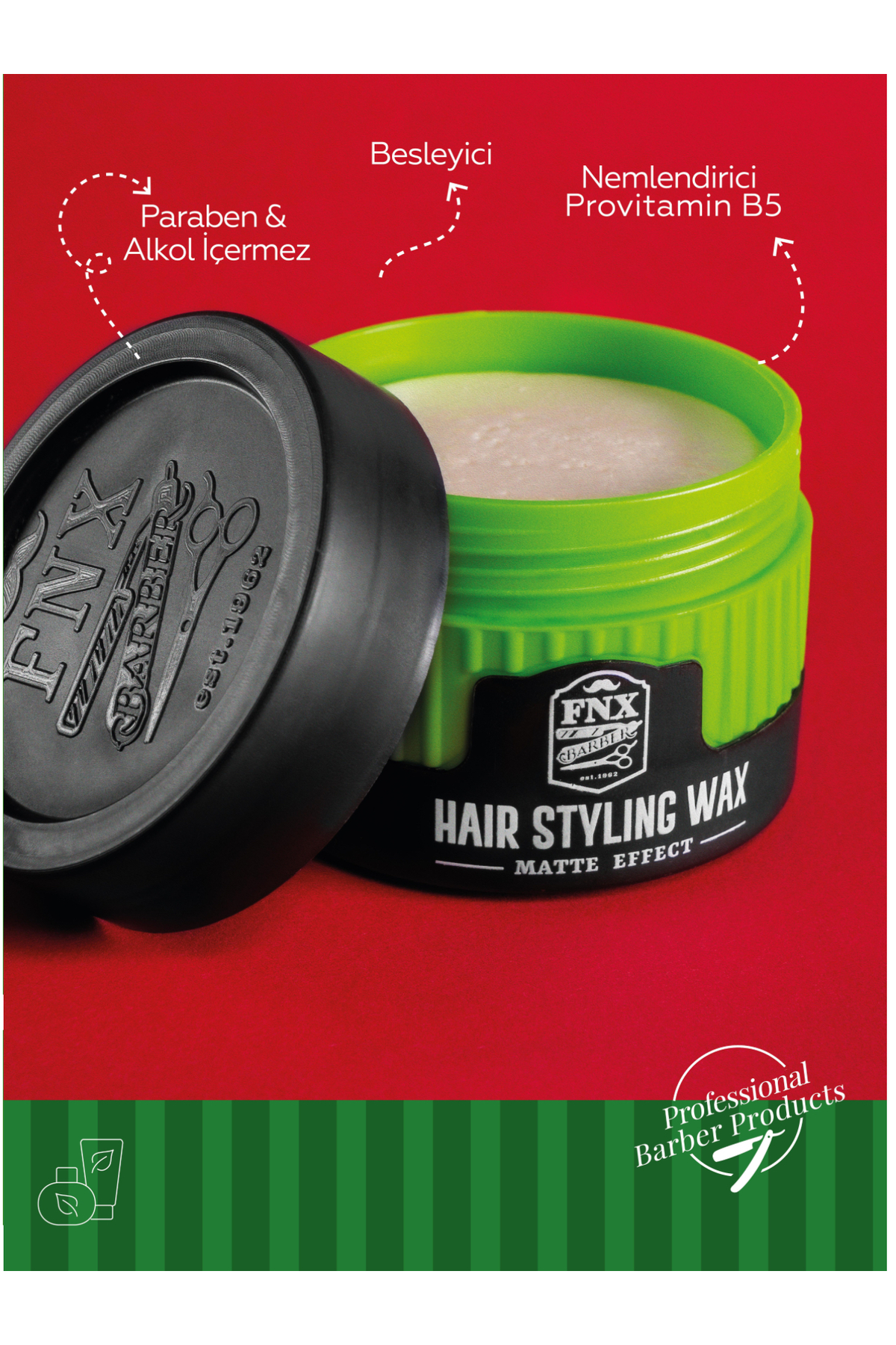 واکس موی مات کننده باربر ۱۵۰ میلی لیتر — fixwaxmatte — تصویر 2 از 4