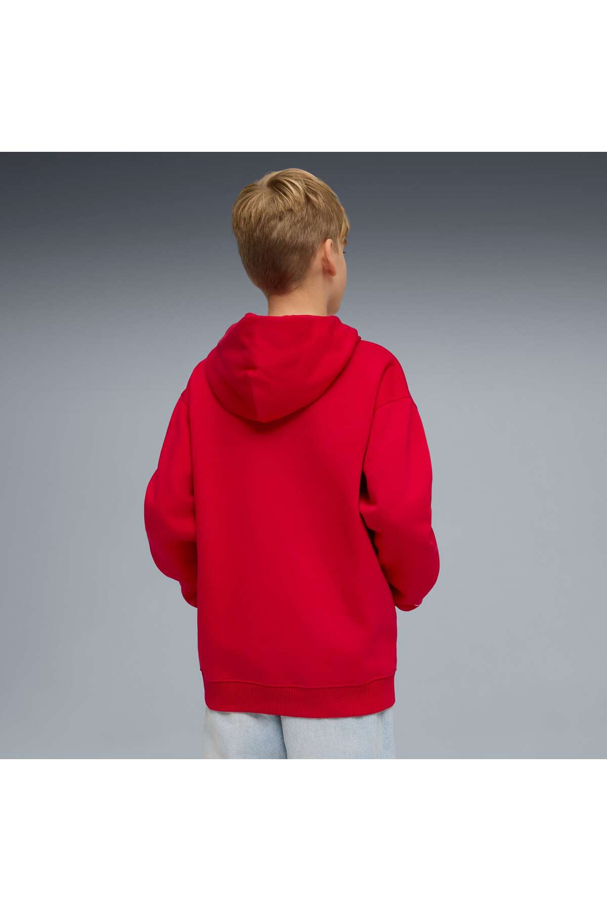 Puma SCUDERIA FERRARI Color SHIELD Genç Kapüşonlu SWEATSHIRT görsel 2