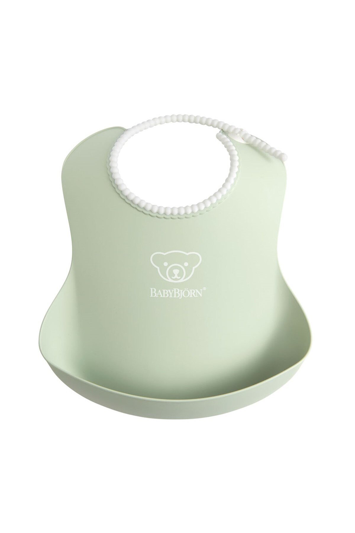 Soft Food Bib Powder Green
