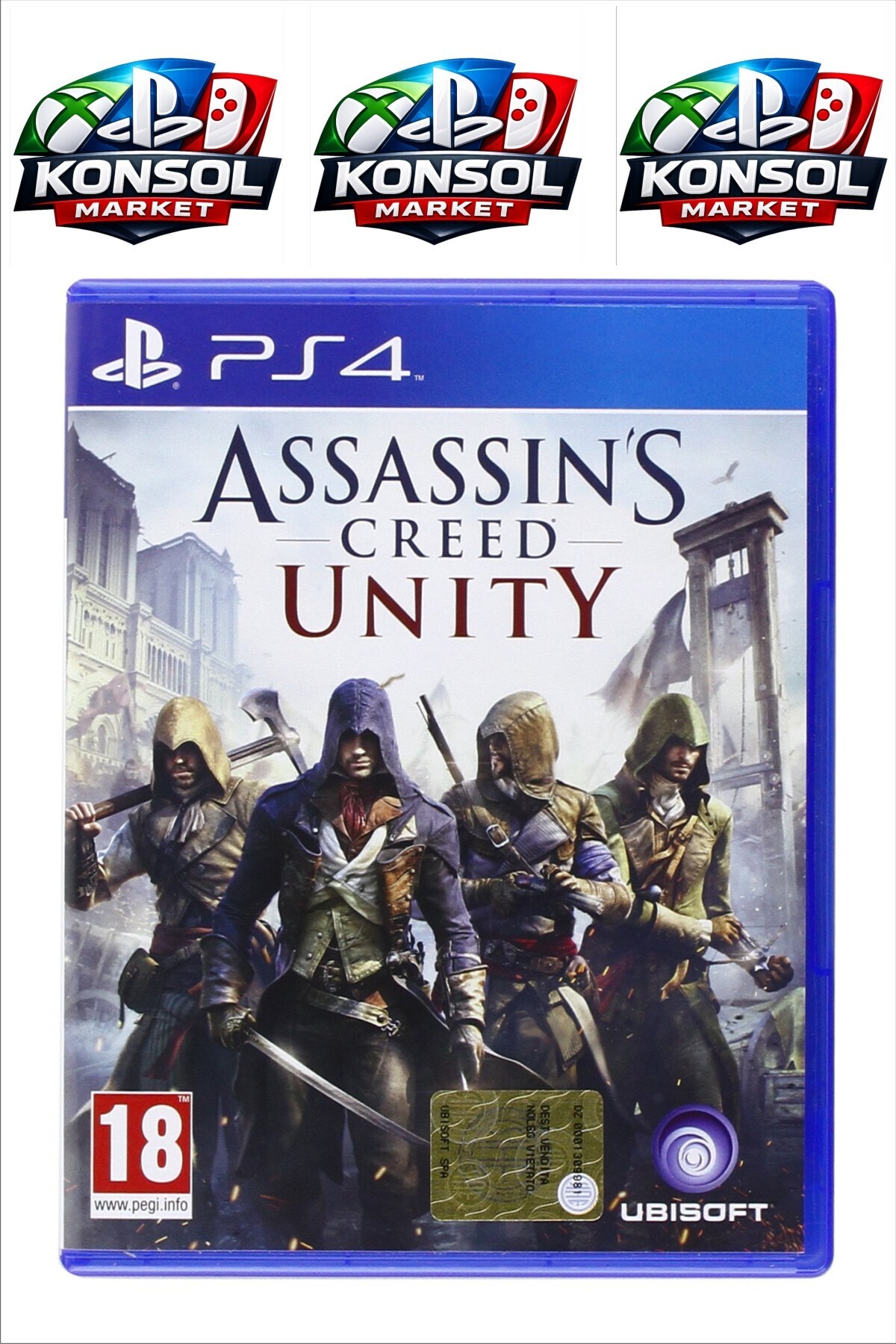 Konsol Market Assassin's Creed Unity - Playstation 4 Oyunu (Açılmış ...