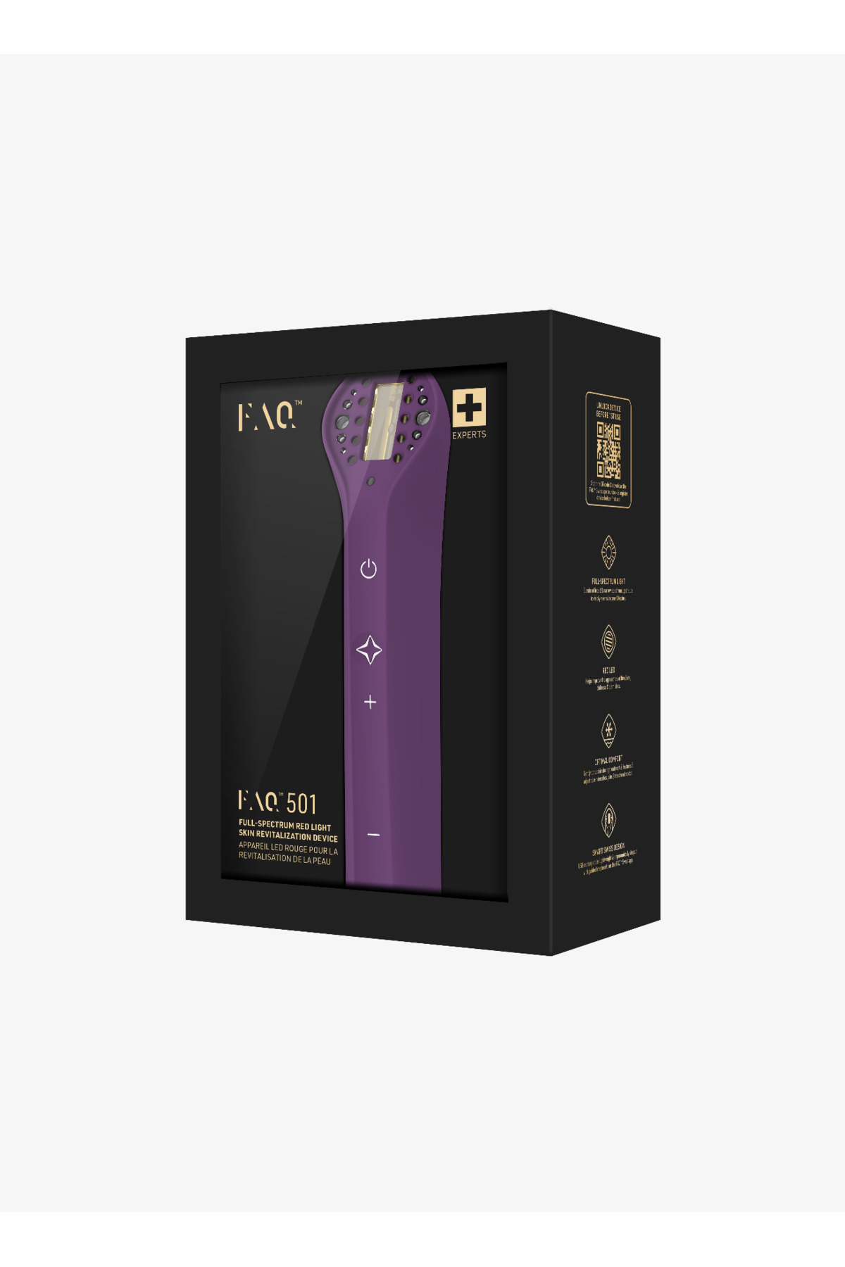 FAQ™ 501 Full Spectrum Red Skin Rejuvenating Device — بنفش F0532 — تصویر 3 از 6