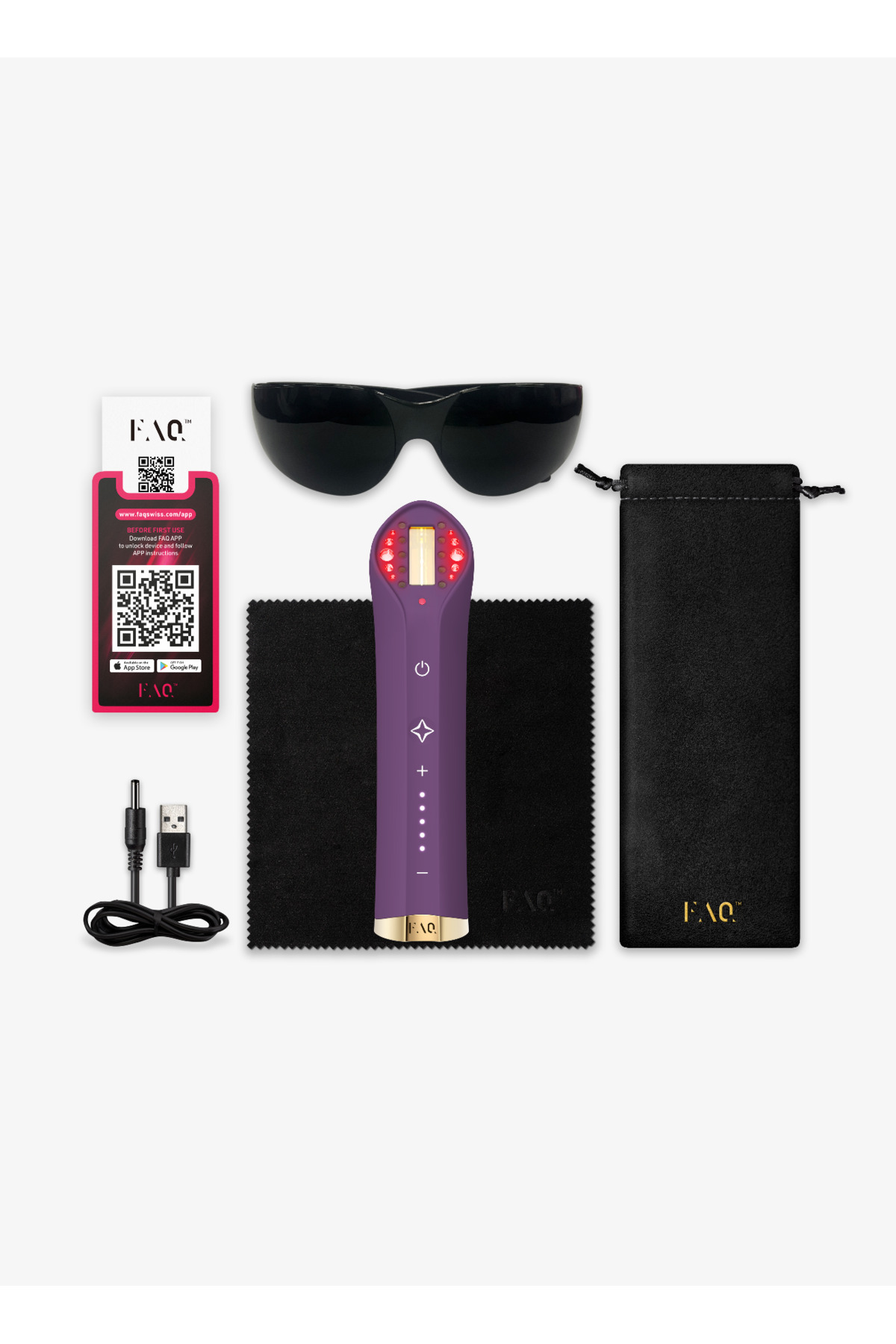 FAQ™ 501 Full Spectrum Red Skin Rejuvenating Device — بنفش F0532 — تصویر 4 از 6