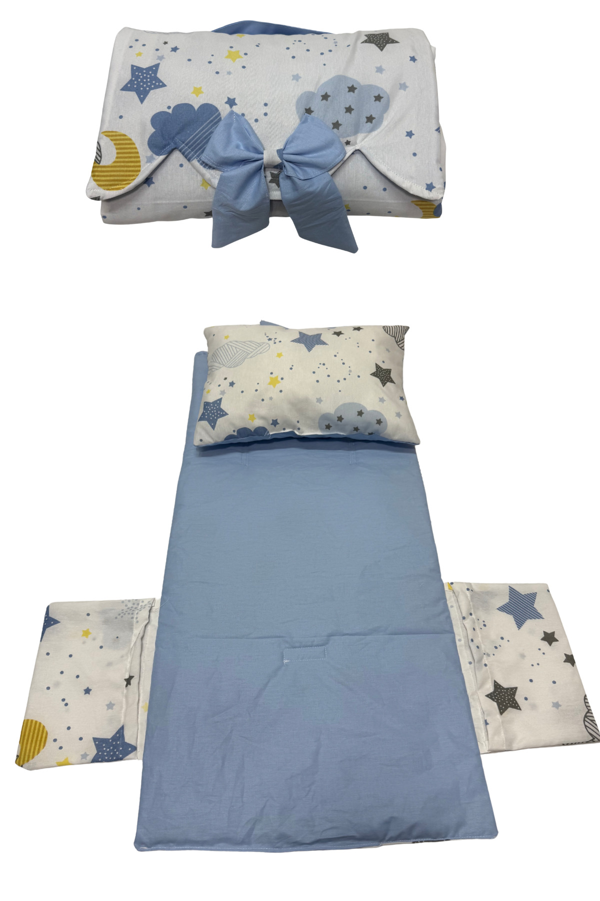 Happy Baby Dikiş Atölyesi 10’lu Babynest Puset Örtüsü Alt Açma Emzirme Yastığı Emzirme Önlüğü Ana Kucağı fotoğrafı 5 (önizleme)