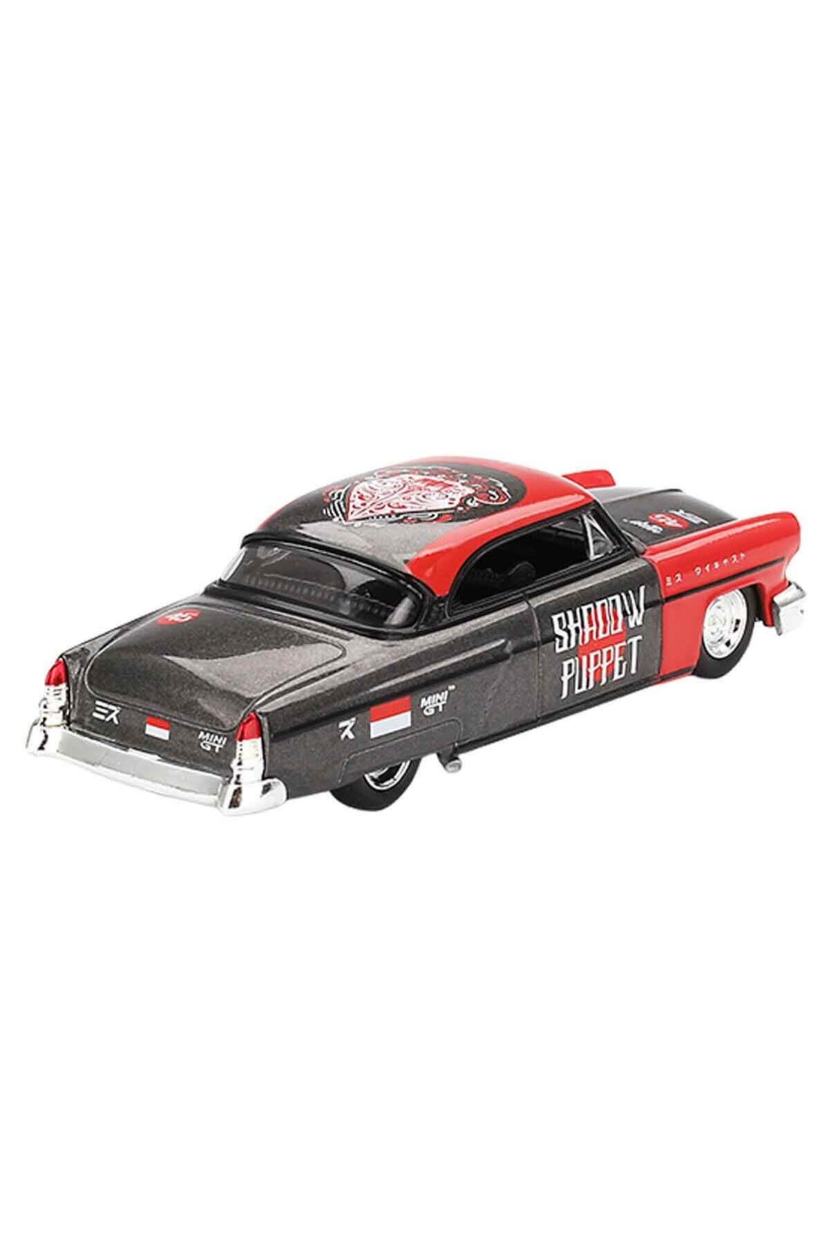 mini gt 1/64 Lincoln Capri Hot Rod 1954 Shadow Pup MGT00874-BL