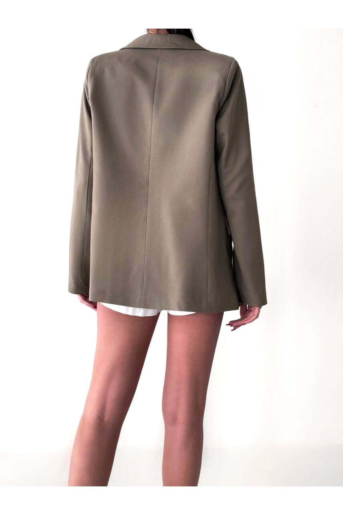 Cistern İstanbul  Kadın Astarlı Spor Blazer Ceket - Görsel 5