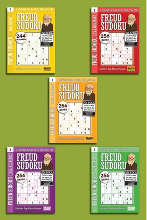 MAXİ Freud Sudoku 5'li Set-1280 Sayfa