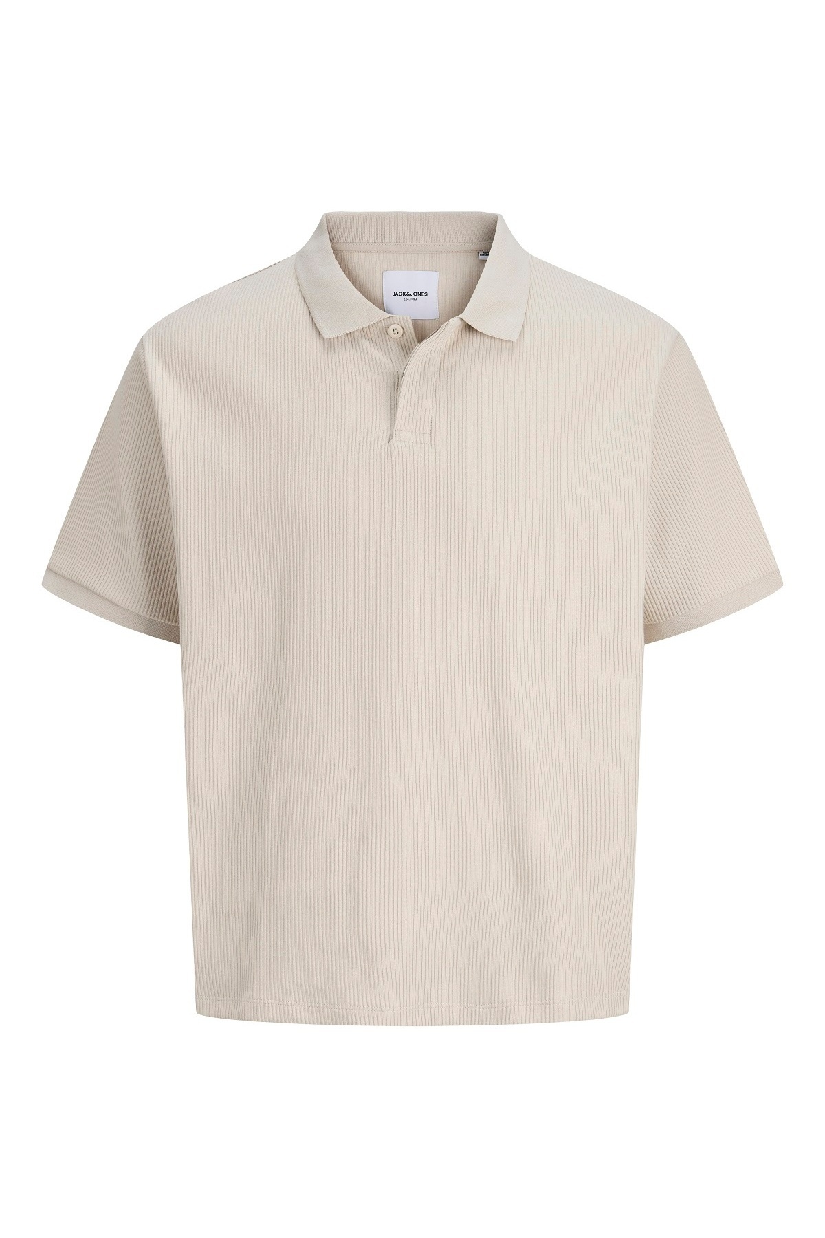 سازه JJEHARRISON POLO SS LN Moonbeam جک اند جونز پولوشرت Jack & Jones