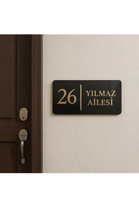 hibiscus Kişiye Özel Daire Kapı Numarası ve İsimliği - Kapı İsimliği – Pleksi...