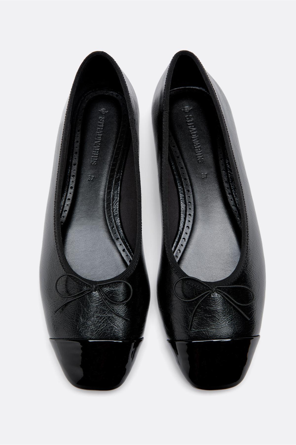 Stradivarius  Fiyonk burunlu babet - Görsel 3