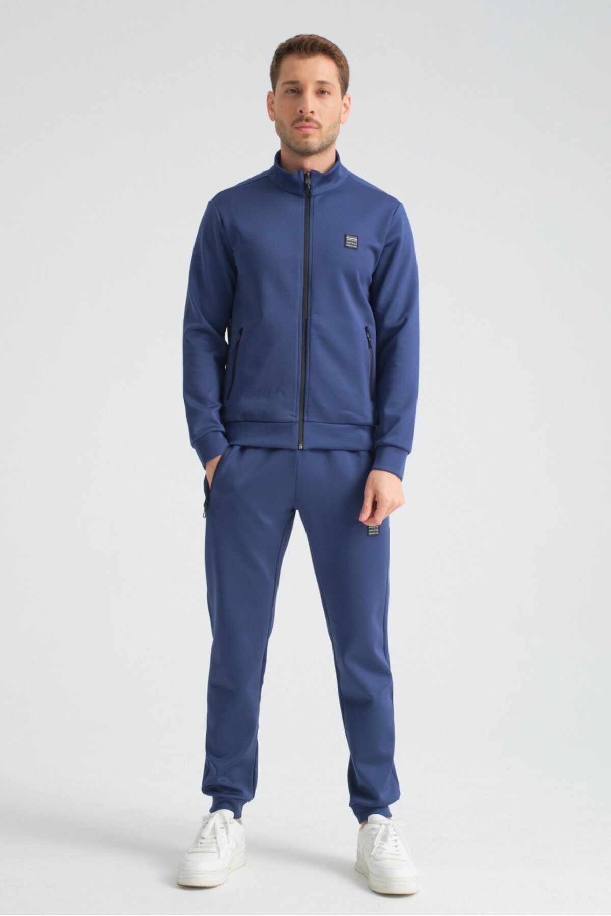 ست لباس ورزشی مردانه Indigo Scuba Seasonal Regular Fit — خاکی SH50009 — تصویر 2 از 7