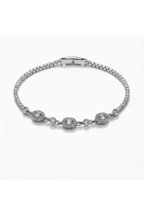 Swarovski Crystal Luxury Jewellery Damla Detaylı Tennis Bileklik