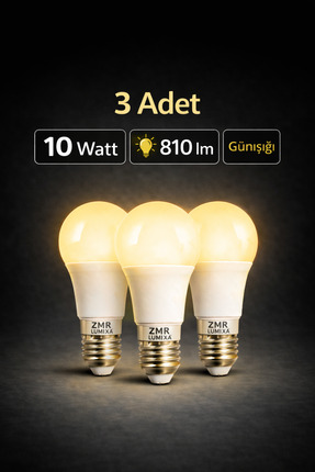 ZMR LUMIXA 10 WATT 810 LM GÜNIŞIĞI RENK AMPUL