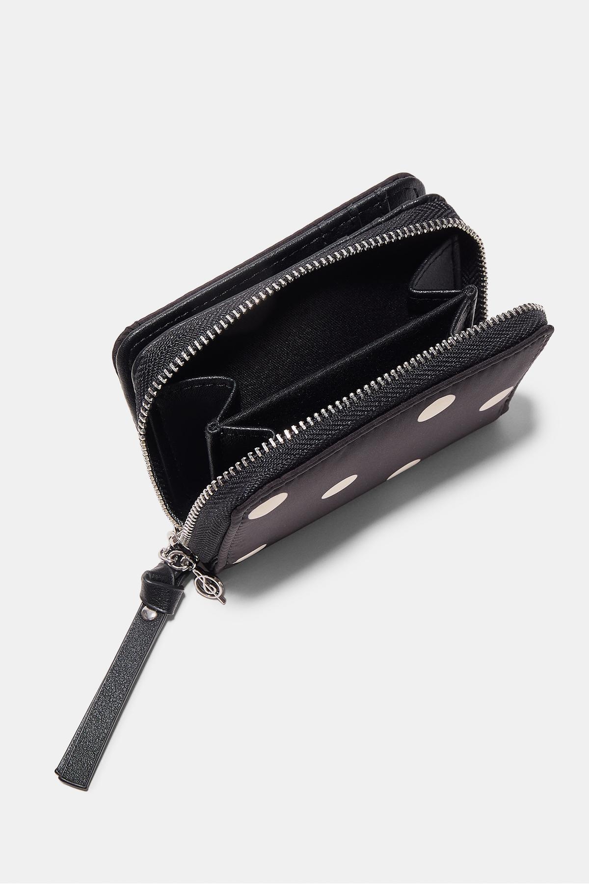 Stradivarius  Puantiye desenli kartlık cüzdan - Görsel 3