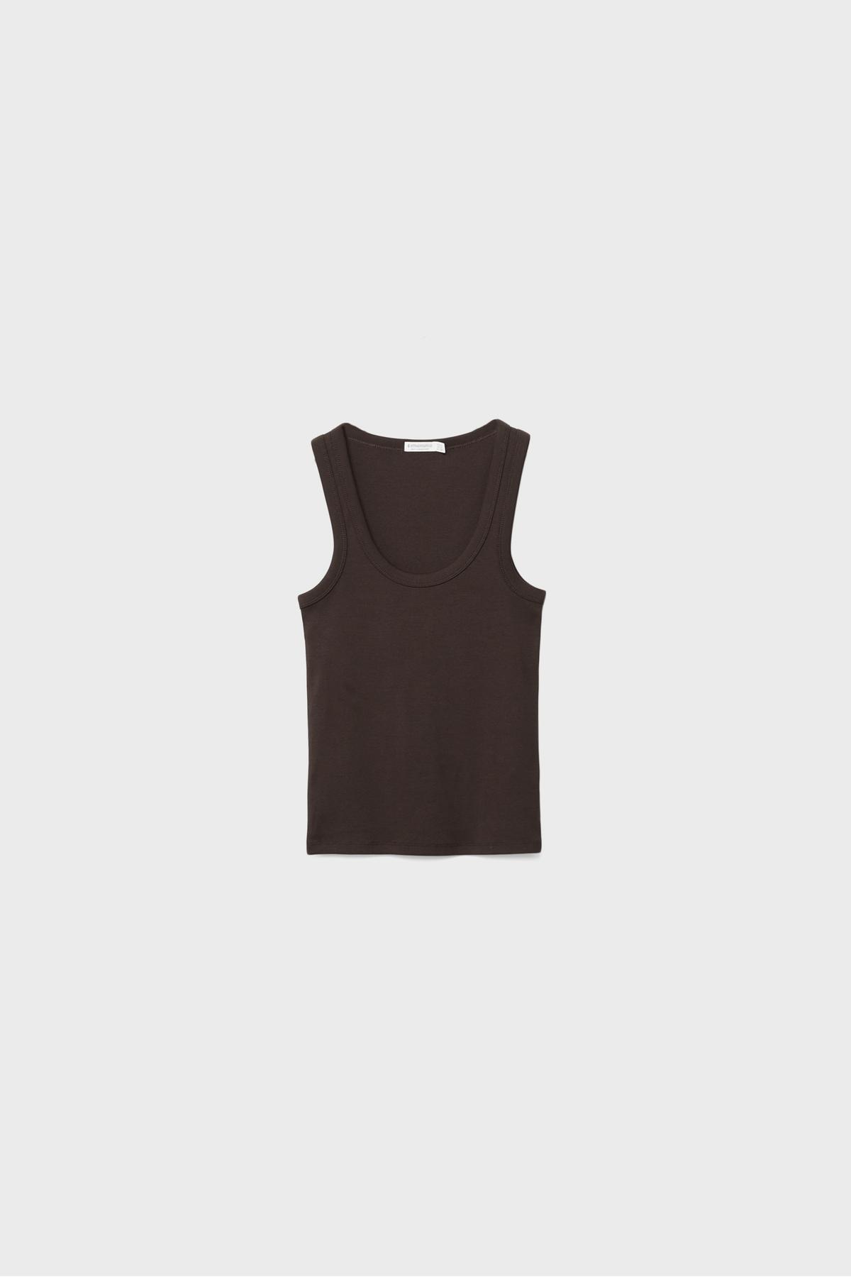 Stradivarius Fitilli çapraz askılı t-shirt görsel 7