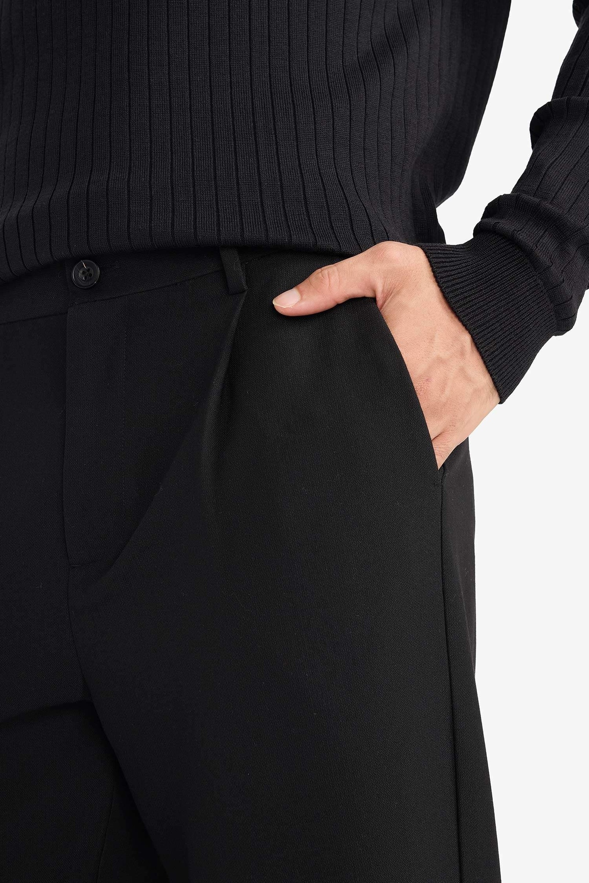 DeFacto Straight Fit Pantolon F8332AX26SP görsel 3