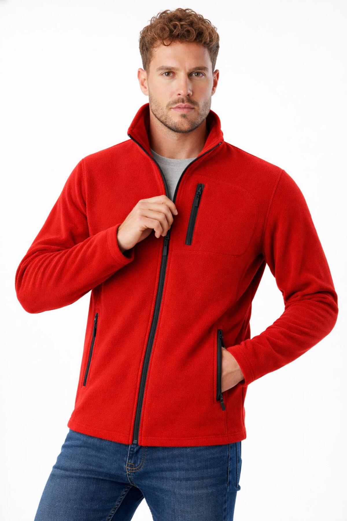 pandy 2'li Unisex Anti-pilling Tüylenme Yapmayan Standart Fit Soğuk Geçirmez Polar görsel 3