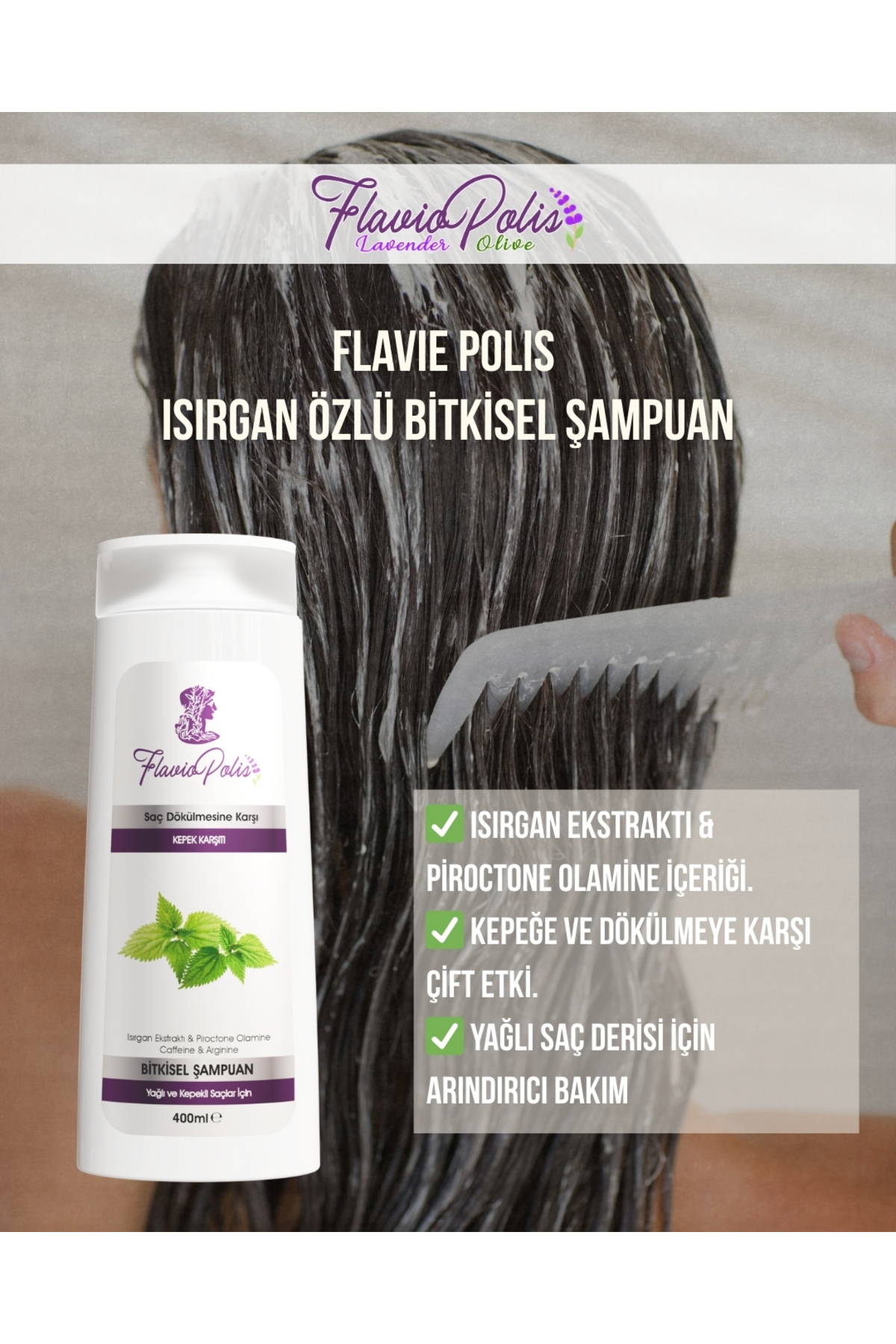 SAÇ DÖKÜLMESİNE KARŞI ISIRGAN ŞAMPUANI
