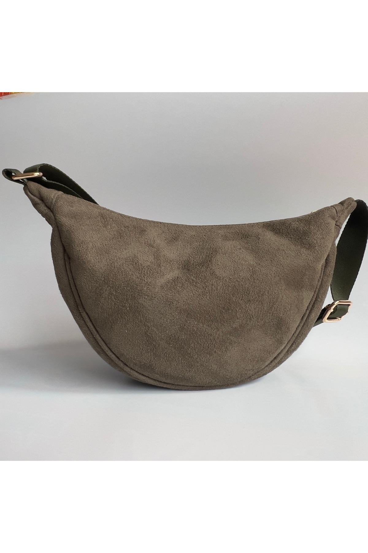 Wagna Süet Luna Bag Haki Çanta görsel 2