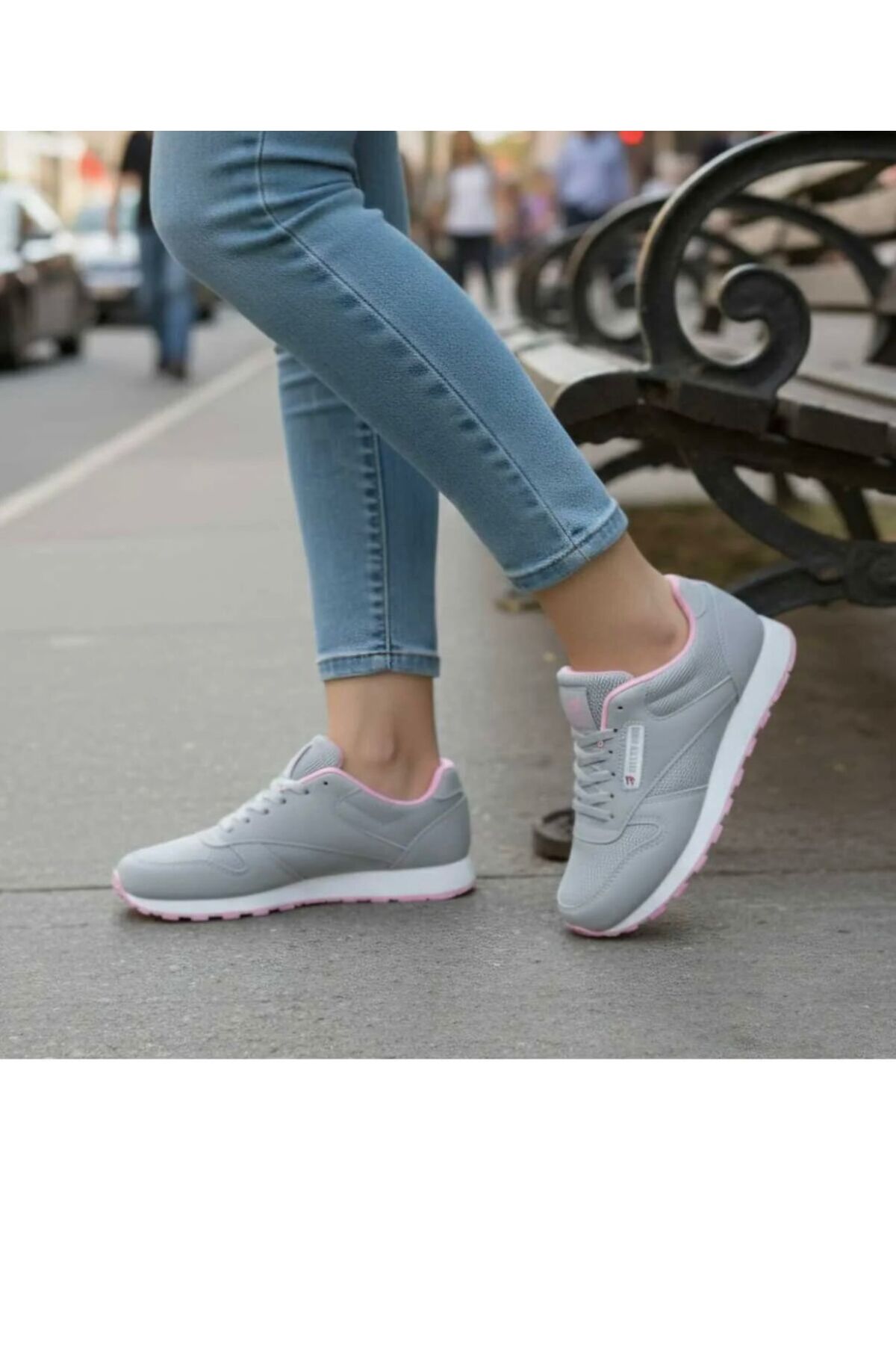 Unisex Spor Ayakkabı Günlük Rahat Ve Esnek — خاکستری 011MDL — تصویر 3 از 7